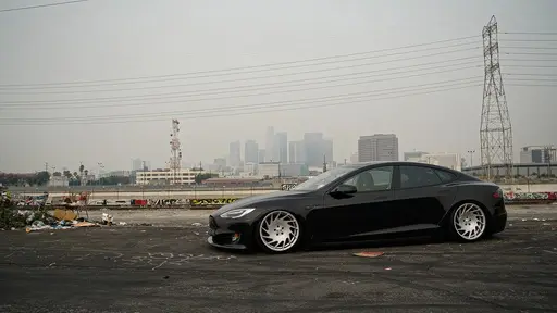 Tesla Model S Bag & Bracket Kit For BC Coilovers