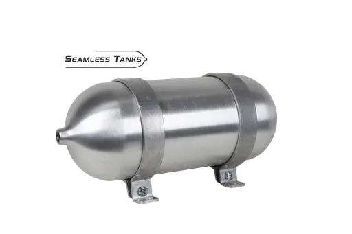 Seamless Tanks 4.5" x 12" Long .598 Gal (2) 3/8 NPT Ports