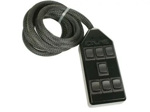 [AVS-ARC-7-BK] AVS SWITCH BOX WITH 7 ROCKER SWITCHES - 4-CORNER CONTROL - BLACK