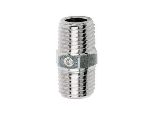 [05-53-6] **Nickel Plated** 3/8" NPT Hex Nipple